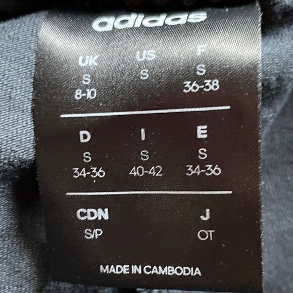 Adidas Black Linear Leggings‎ Size Small - Picture 6 of 7